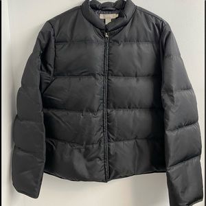 J.Crew Women’s Black Puffer Jacket Large